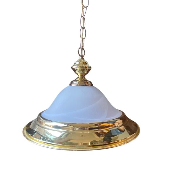Vintage Hanging Pendant Light Fixture - Picture 1 of 4